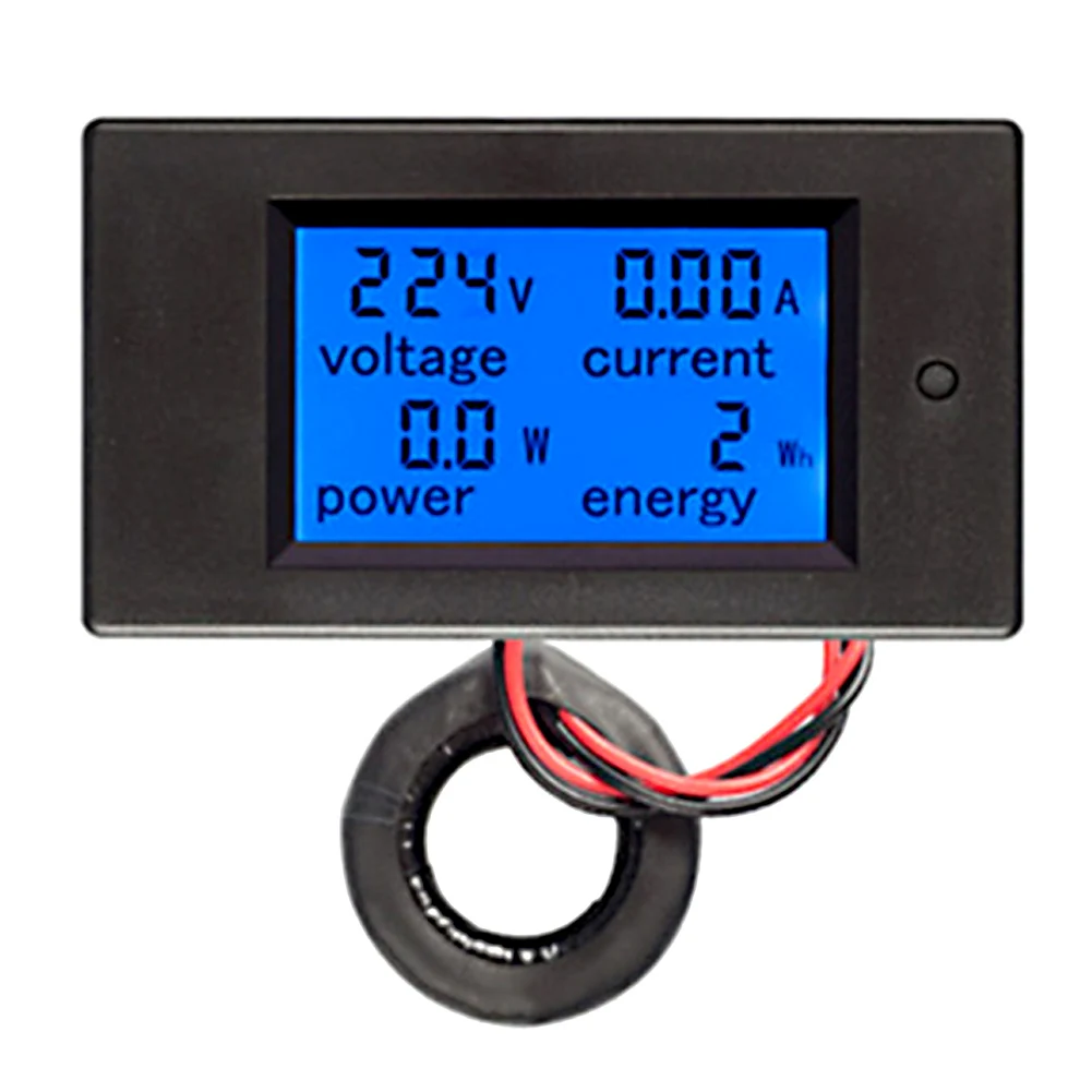 

Digital Energy Meter Overload Alarm Function Portable Multifunction LCD Digital AC Voltage Current Power Energy Meter Tester