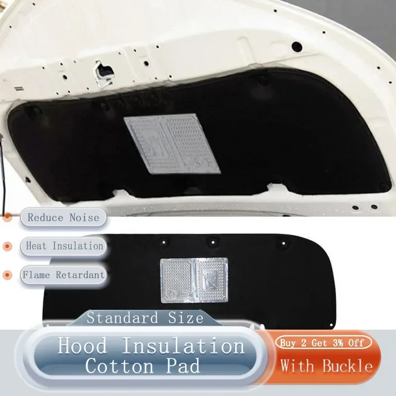 

Car Accessories Hood Engine Soundproof Heat Insulation Cotton Pad For Toyota RAV4 2013-2017 Aluminum Foil Soundproof Mat Cover