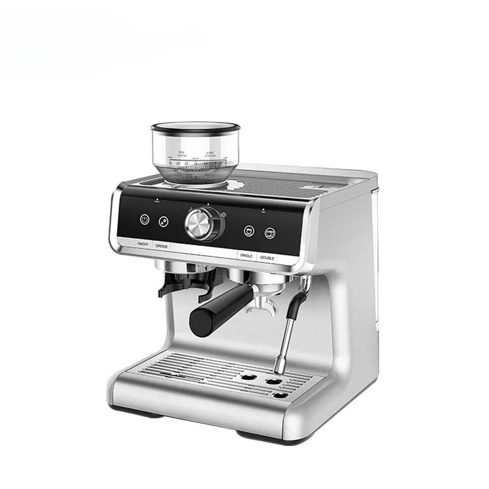 Mini Coffee Expresso Machine With Grinder Water Boiler/Commercial Semi-Automatic Coffee Maker