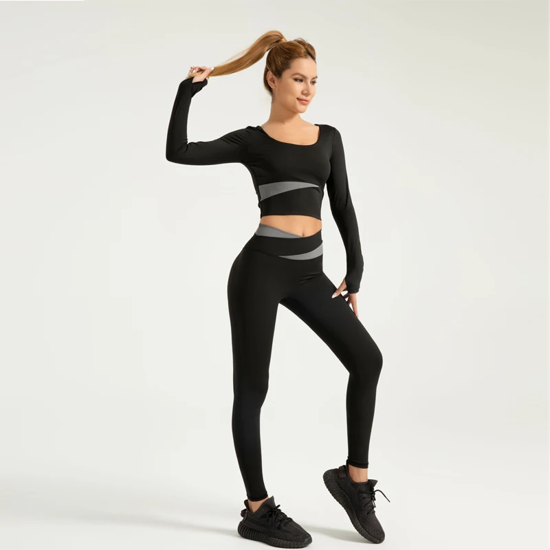 Calças de yoga de costura cruzada cintura alta fitness hip lift moldar pêssego hip secagem rápida correndo esportes collants pantalones de mujer