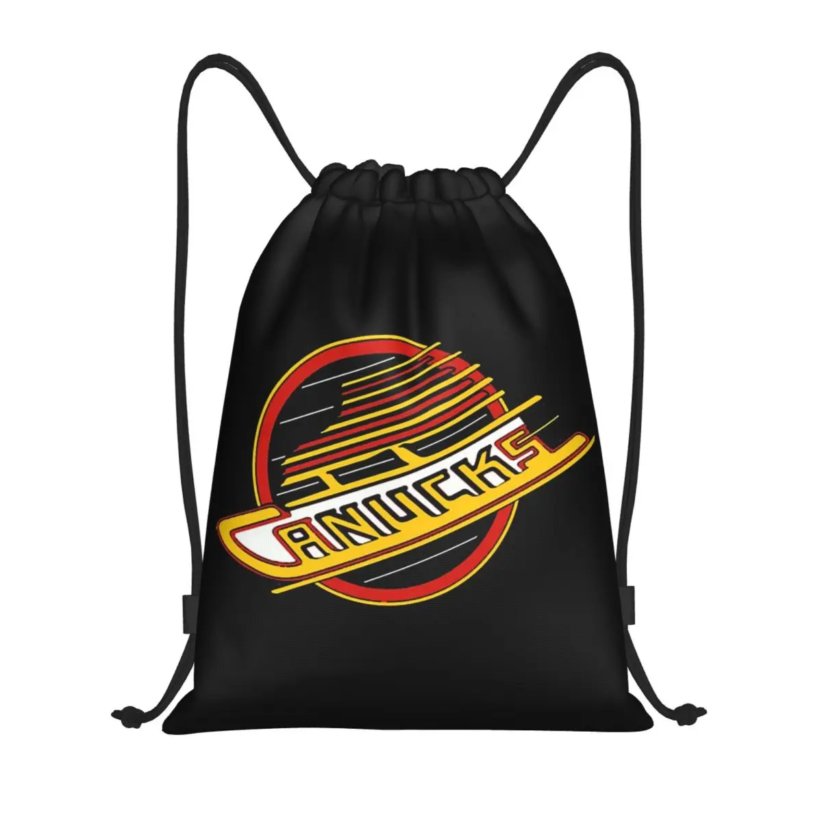 

Vancouver Hockey Canucks Skate Backpacks Multi-function Drawstring Bags Sundries Bag Book Bags for Man Woman Students