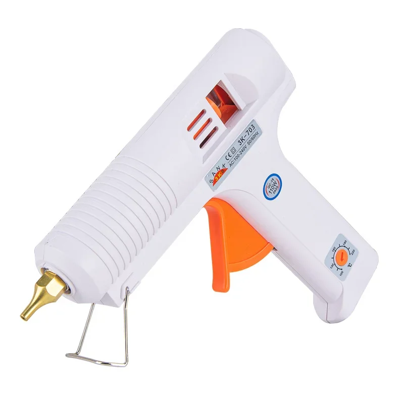 Imagem -05 - Eua Hot Melt Pistola de Cola Inteligente Temperatura Ajustável Bico de Cobre Aquecedor Focinho Diâmetro 11 mm Artesanato Repair Tool 150w ue