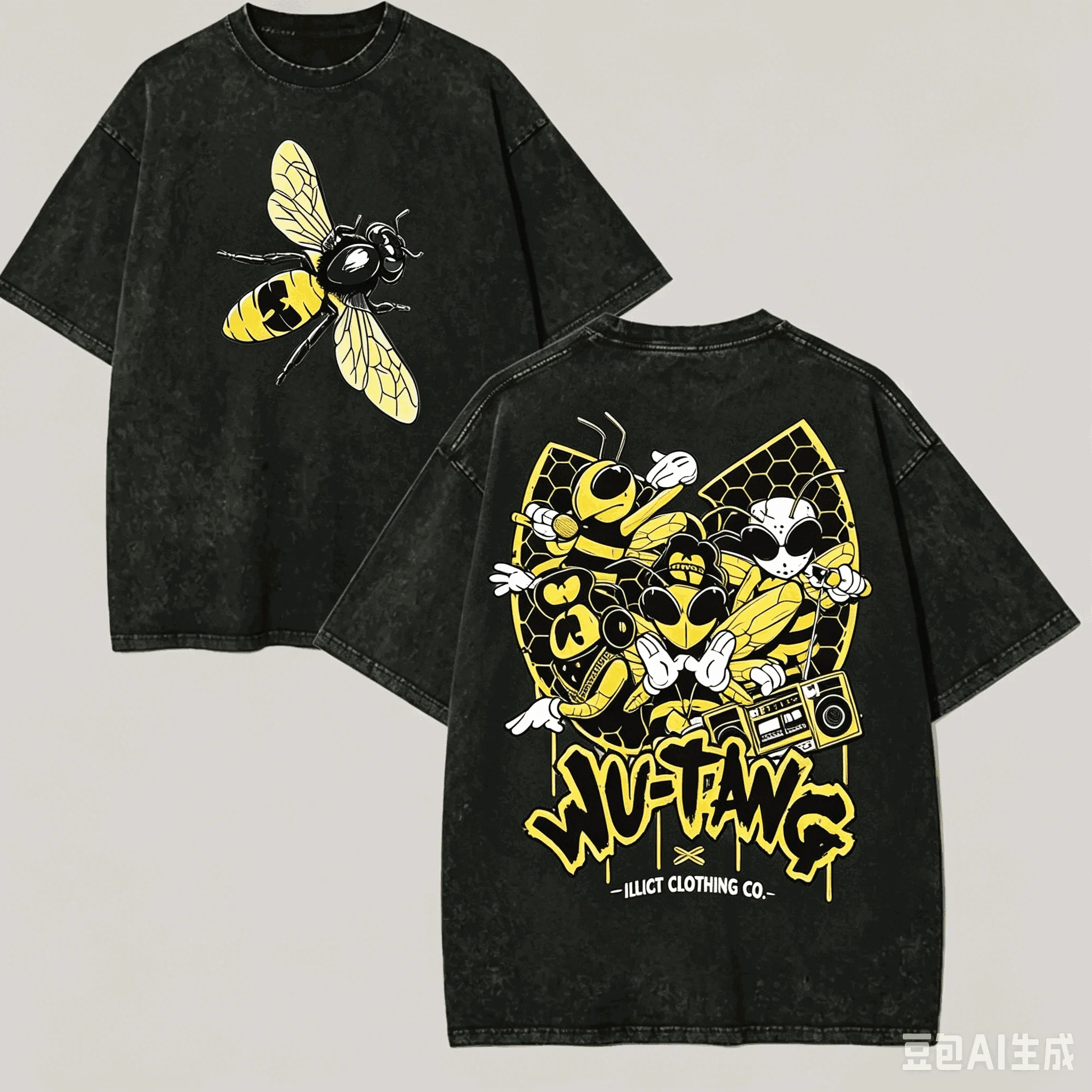 Wu.Tang.Clan for Fan Gift Washed T-shirt Men Women Harajuku Oversized Unisex Short Sleeve Streetwear high quality Couples soft