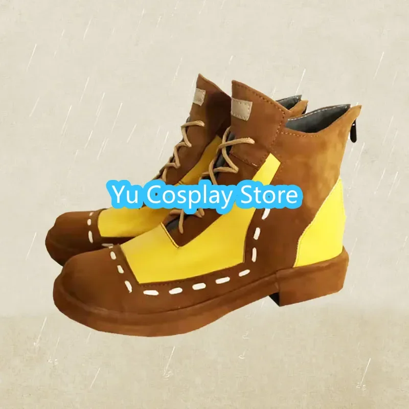 Game Limbus Company Don Quixote Cosplay Shoes Cosplay Prop Halloween Carnival Boots PU Shoes Custom Made