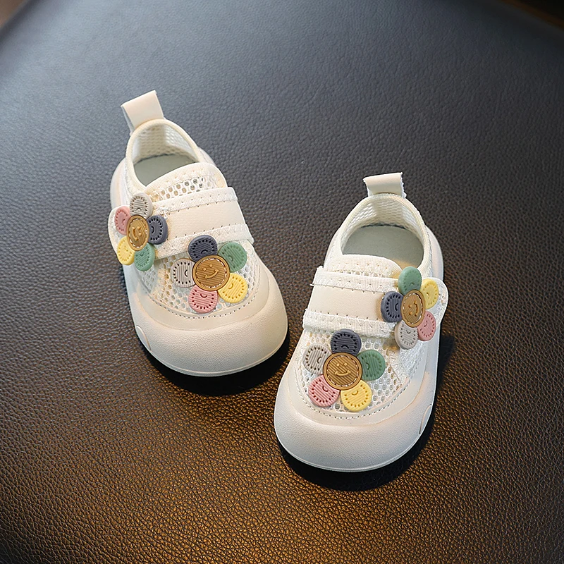 Toddler Casual Shoes Round Toes Kids Walking Shoes Toes Capped Non-slip 2026 Brand New Toddler Flat Shoes Soft Bottom Trendy