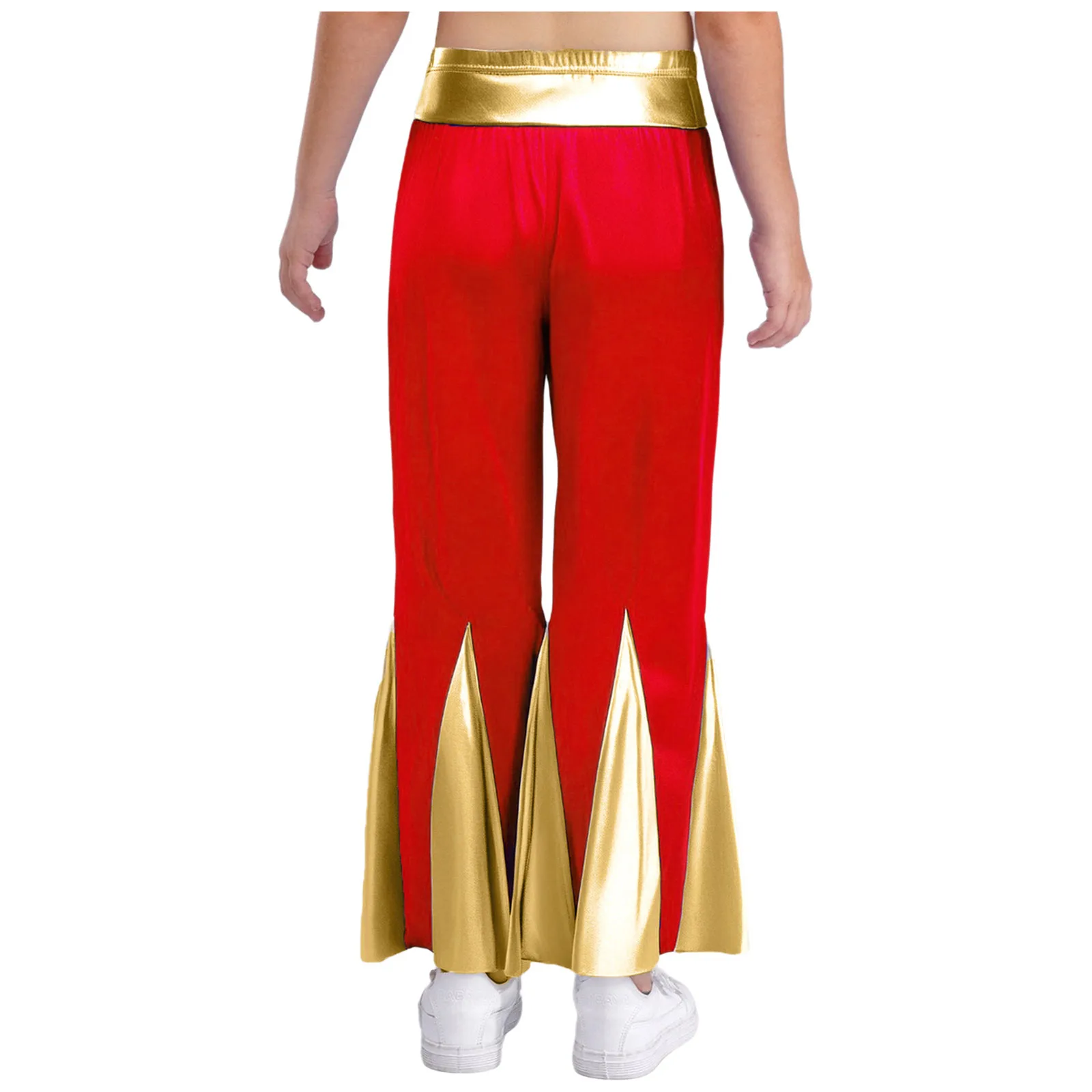 أطفال بنات الكنيسة الليتورجية جوقة العبادة مضيئة السراويل الثناء أداء الرقص الغنائي زي الاحتفال بالازو الروح #2