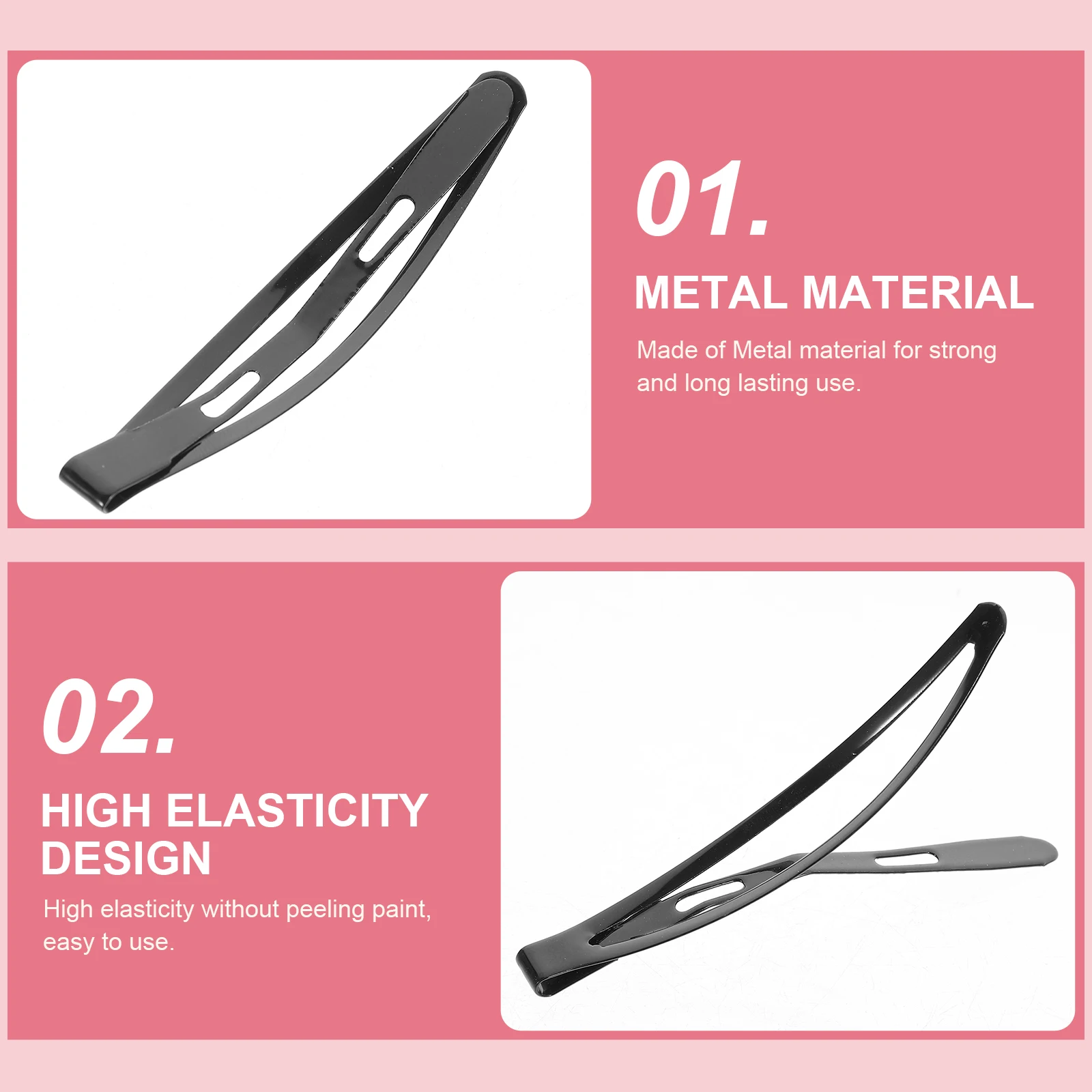 

10 Pcs Hair Clips Large Hairpin Bathroom Small Bobby Pins Barber Black Girls Colored Hairpins Miss