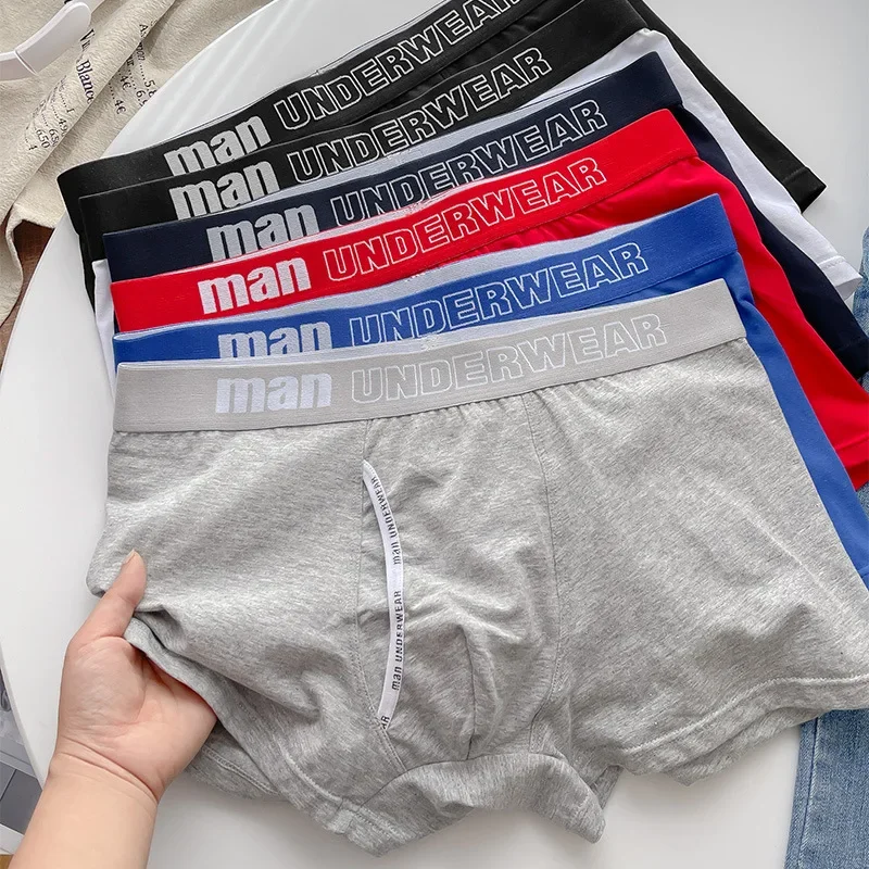 Mens Boxers 100% Cotton Underwear Sleep Underpants Men Panty Shorts Comfortable Plus Size Mens Underwear Boxer Men 4XL