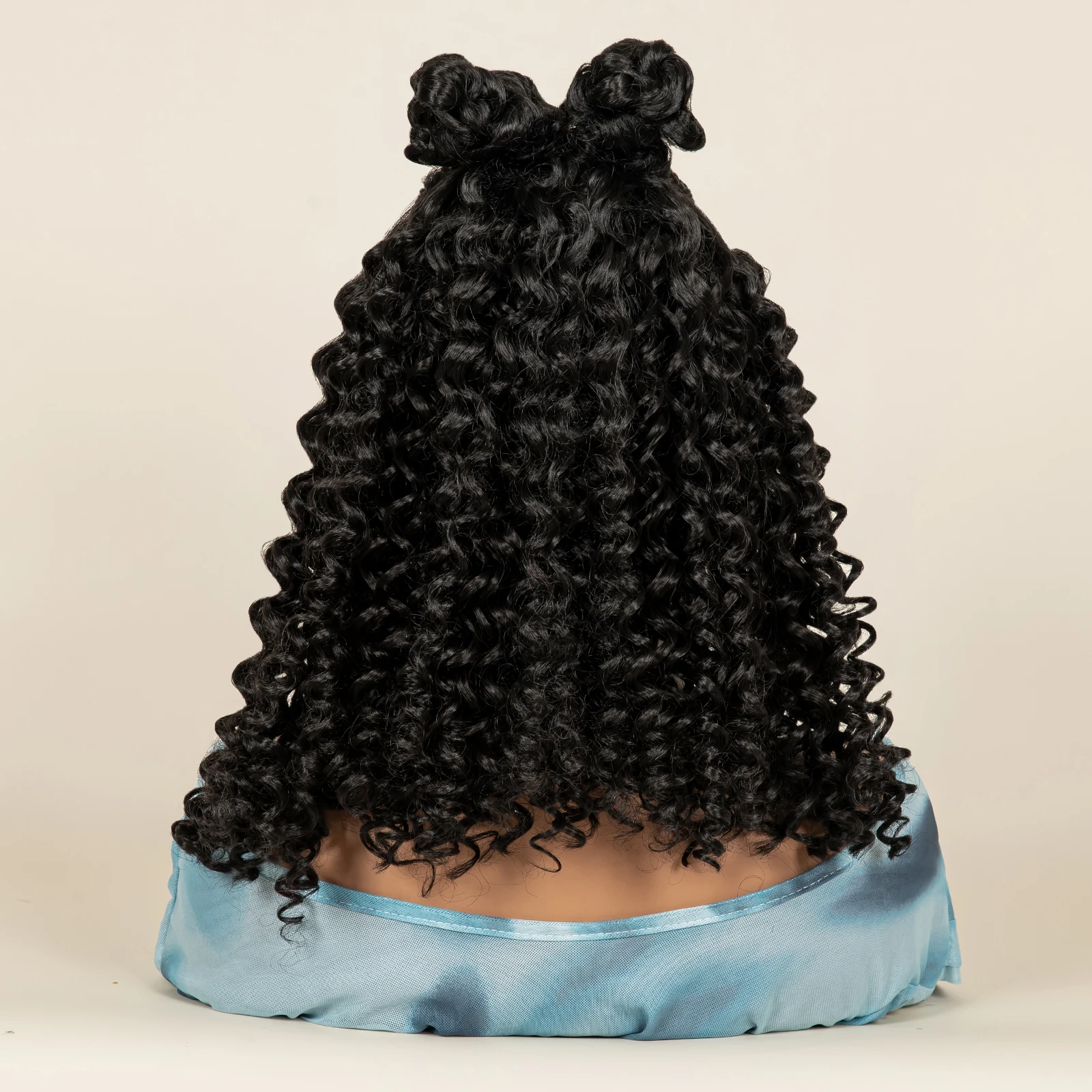 Geflochtene Haarperücken mit Babyhaar, 40,6 cm lange Kunsthaarperücke, tiefe Welle, 13 x 6 Spitzenperücken, natürliche Cornrow für schwarze Frauen