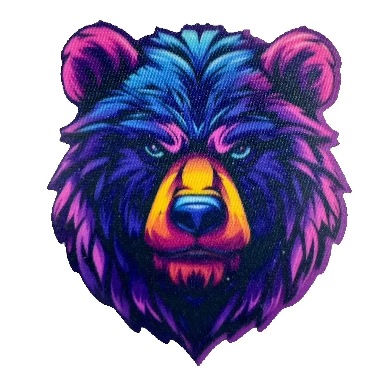 

50pcs/pack UV Printed Twill Heat Transfer Patch for T-shirts DIY Heat Press Transfer Printing Support small-batch Customization