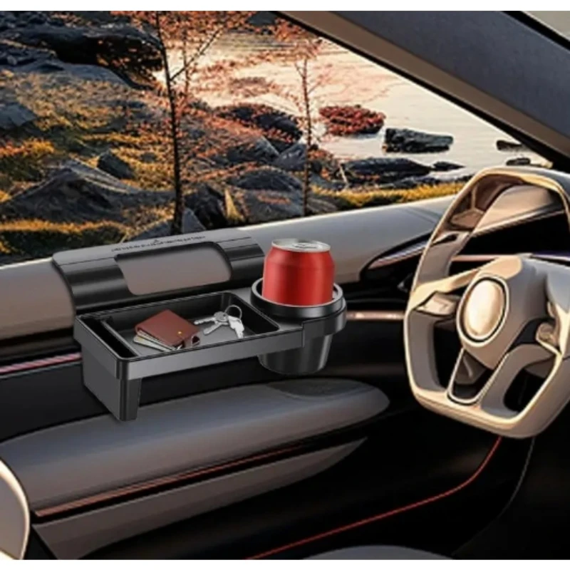 Universal Space-Saving Car Window Cell Phone Holder Hanging Stable High Capacity Cups Cell Phone Small Objects ABS Storage Tool