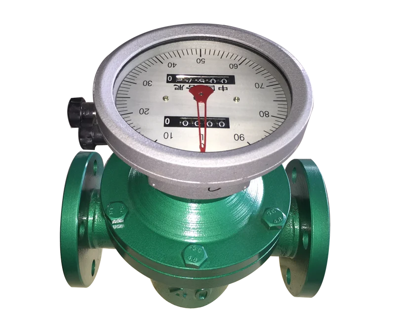 Factory Supply Mechanical Diesel Flowmeter High Viscosity Asphalt Flow Meter Oval Gear Flow Meter