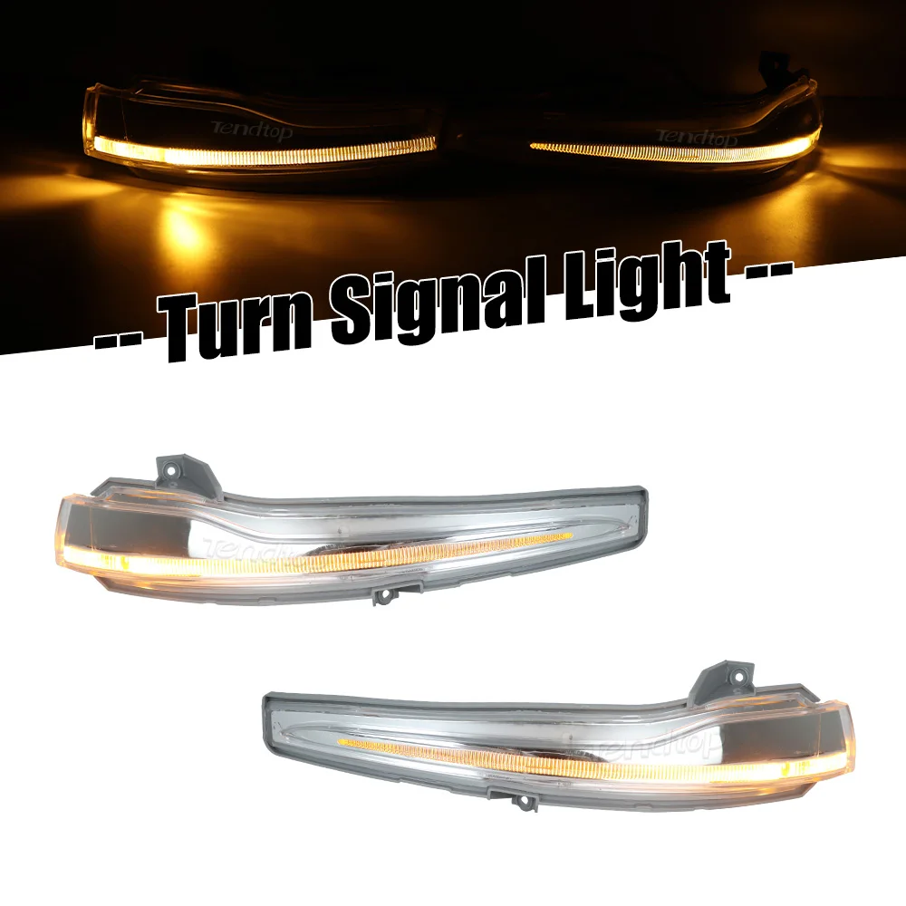 Scroll LED Turn Signal Light Side Mirror Flashing Light Repeater Blinker For Benz C E S V GLC Class W205 X253 W213 E200 W222