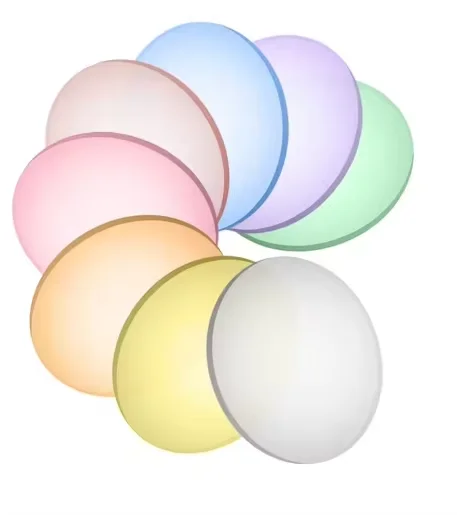 index 1.61 optical single vision lenses colorful lenses grey blue brown pink tinted prescription lenses