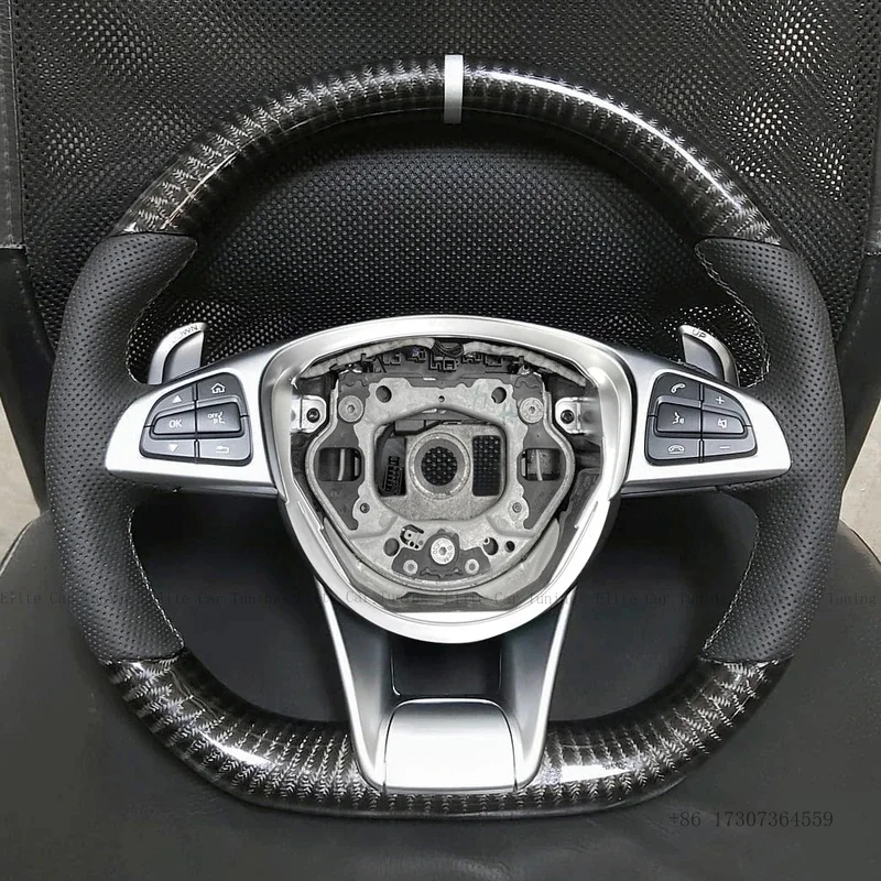 

Руль из карбона, подходящий для Mercedes-Benz AMG W203 W204 W205 W212 W213 W218 W222 W211 W167 W221 W177 W124 C63 C300 E63 C450 A250