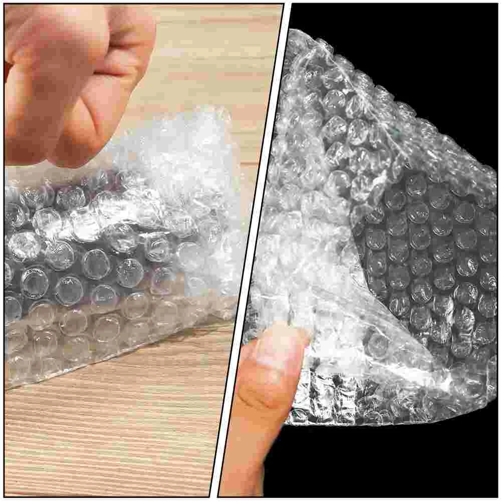 100 PCS Double Walled Cushioning Packaging Envelopes Clear Wrapping White Simple Pouches