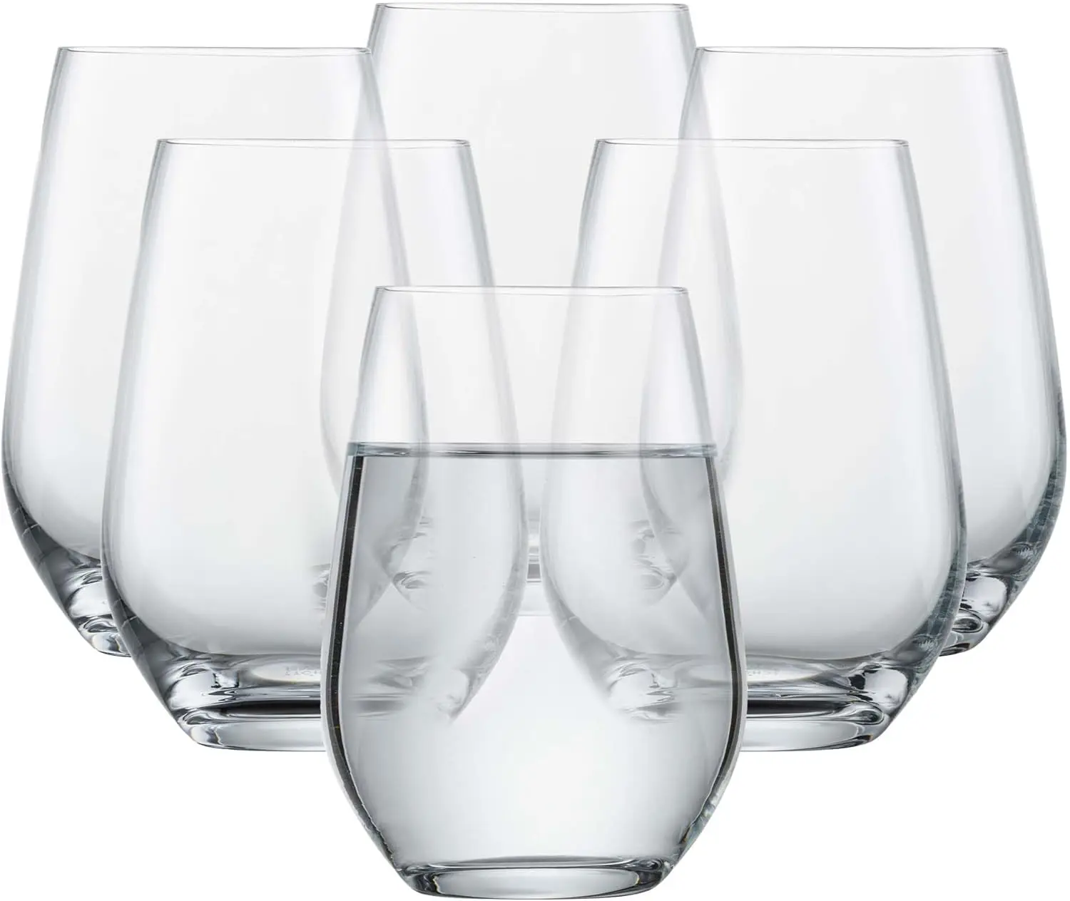 

Universal Tumbler Set of 6, Dishwasher-Safe Tritan Crystal Glasses, 19oz Versatile Drinking Glasses for Parties & Everyday Use