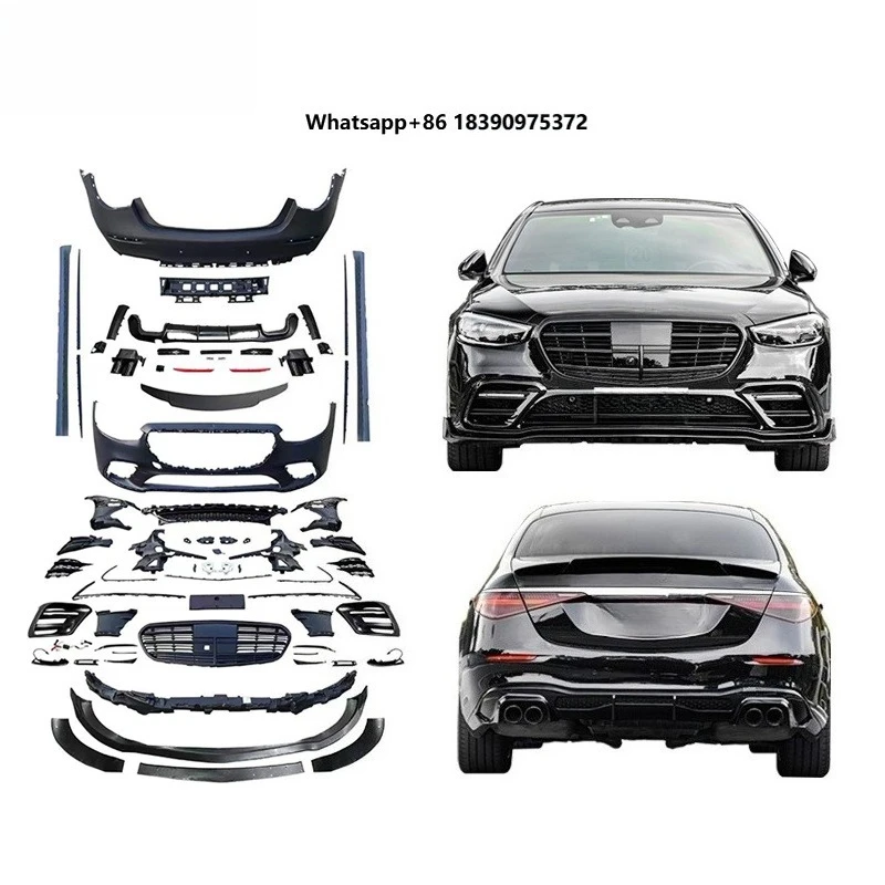 2021-2024 Class W223 Upgrade B50 B-BS Bodykit New High Quality Front/Rear Bumper Side Skirt Grille Diffuser Exhaust Tip