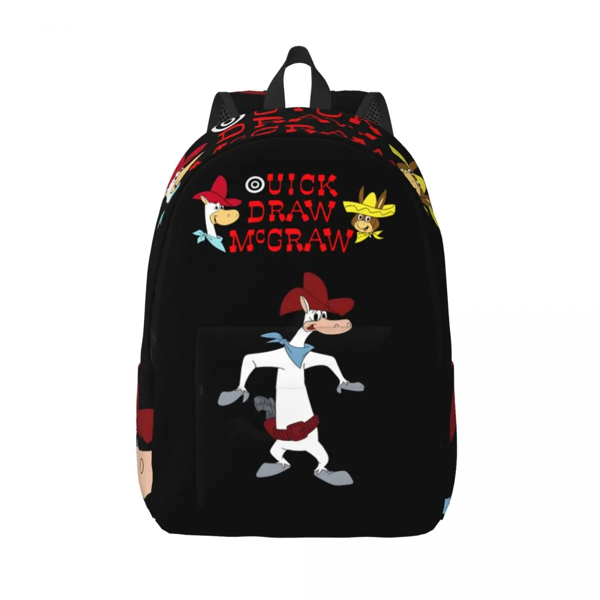 

Afraid Kindergarten Bag Q-Quick Draw McGraw Show For Women Kid Adjustable Strap For Work Office For Gifts Large Capacity Bookbag