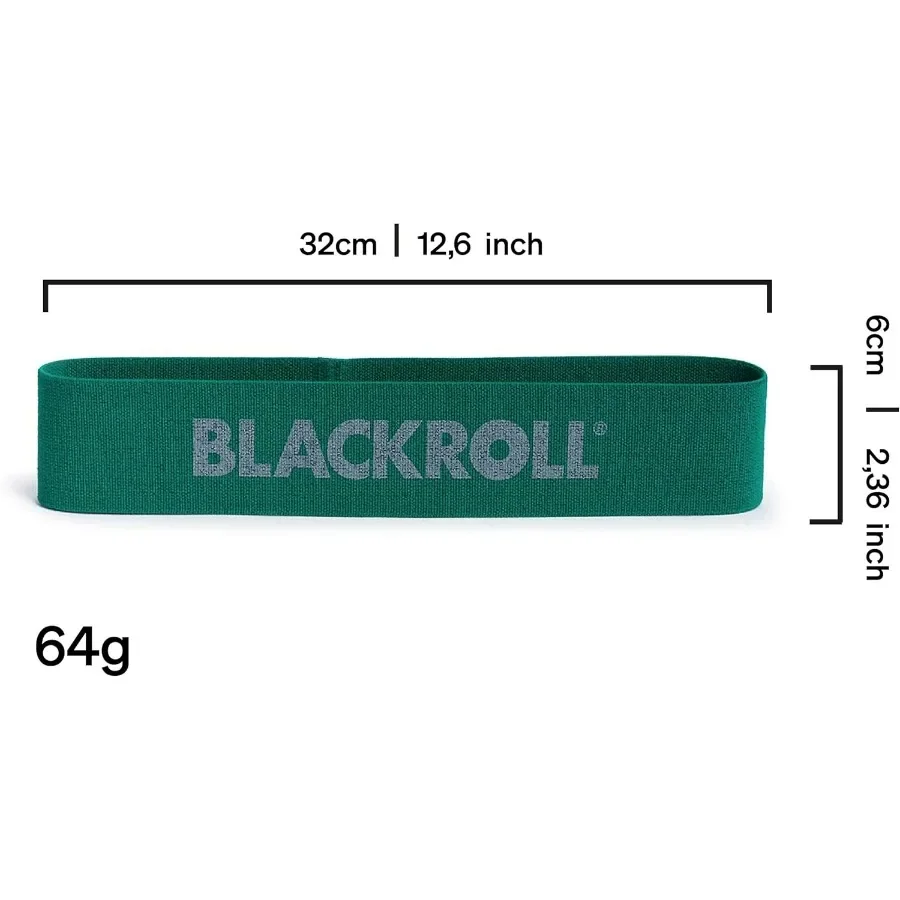 حزام BLACKROLL بحلقة 32 سم، حزام مقاومة للمنزل وصالة الألعاب الرياضية والمكتب والحديقة وتدريبات اللياقة البدنية، قماش مرن مصمم لـ S #5