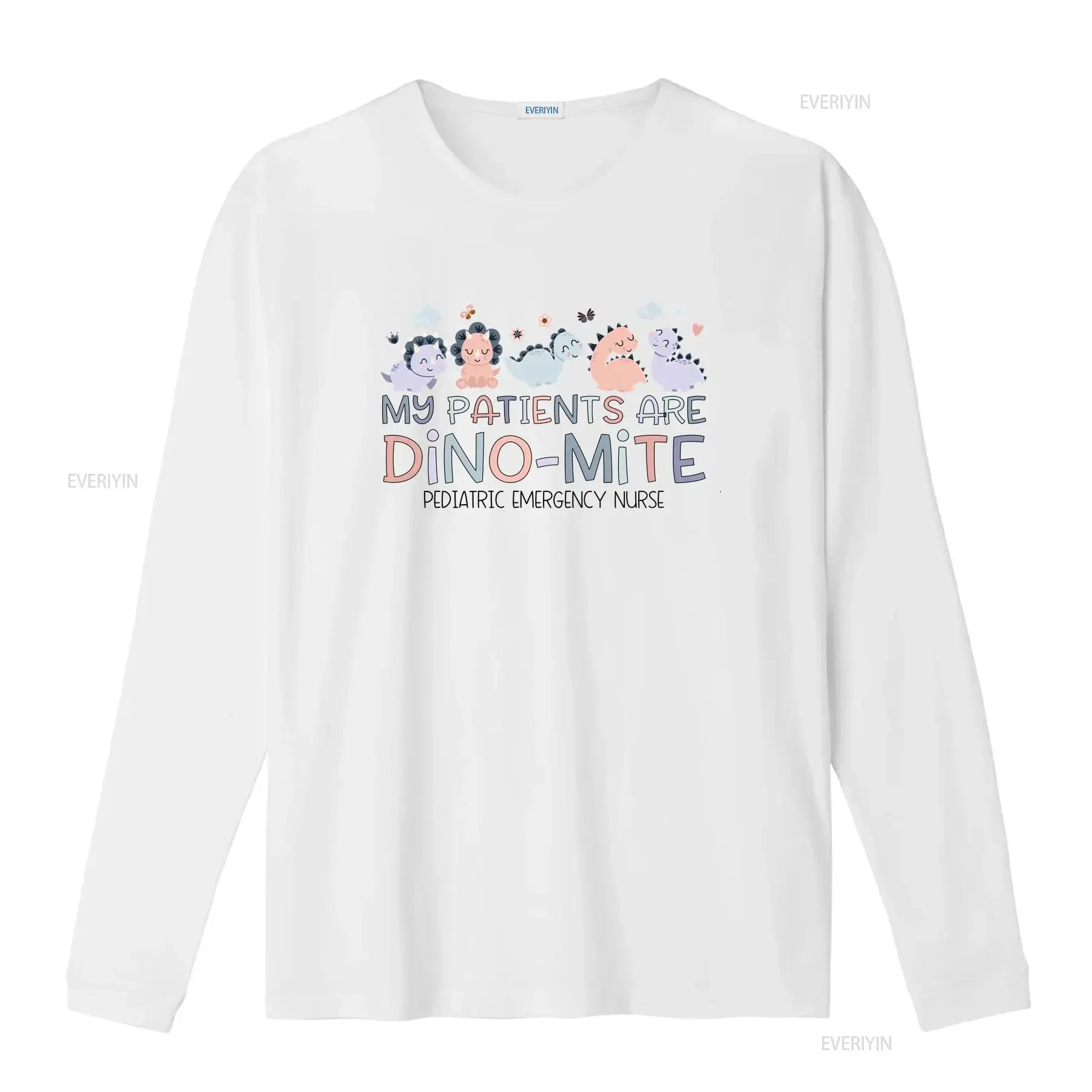Pediatric Emergency Nurse T Shirt PEDS ER Sweater Appreciation vintage Washed streetwear graphic Breathable Versatile homme