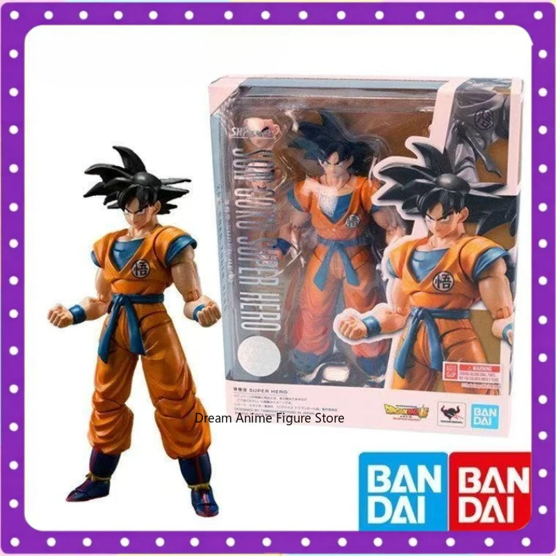 

In stock original Bandai SHF Son Goku Kakarot Saiyan Dragon Ball Super spot movable model figure doll toy