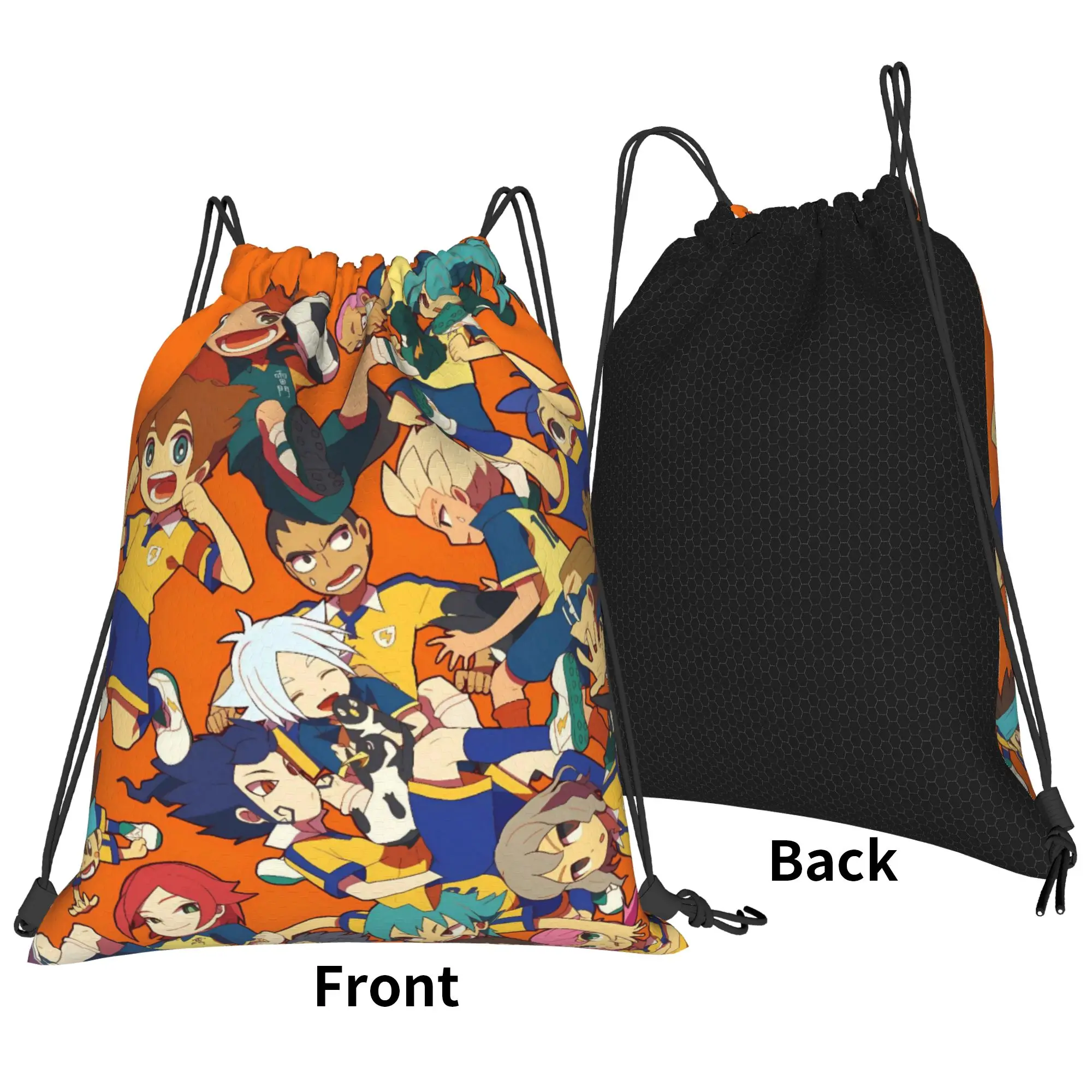 Drawstring Bag Anime Axel Blaze Inazuma Eleven Backpack  Large Capacity Large Capacity Sports Sackpack String Bags For Unisex