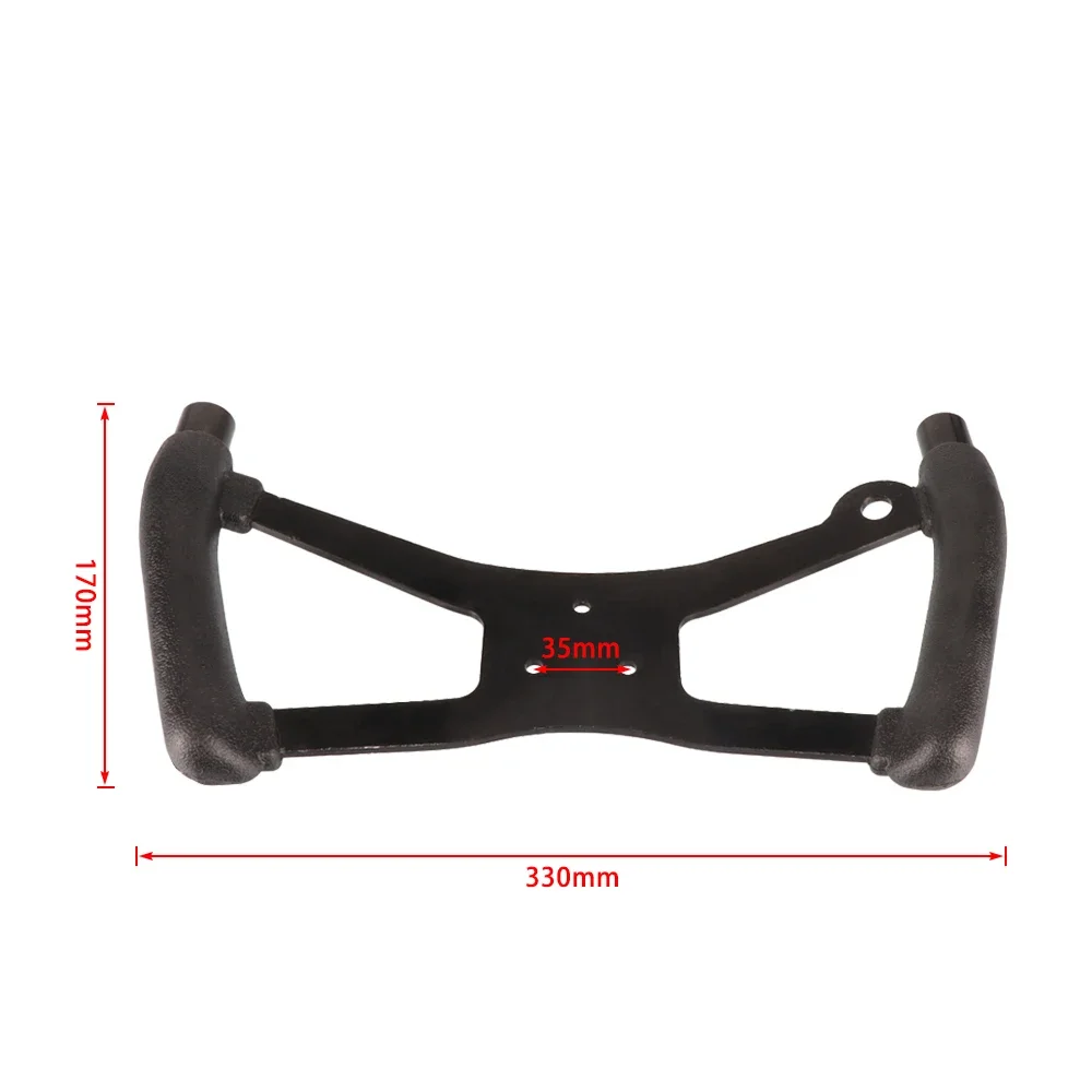 330*170mm Go Kart Steering Wheel Butterfly Style H Style Karting Steering Wheel For Riding Lawn Mower Racing Go Kart Parts