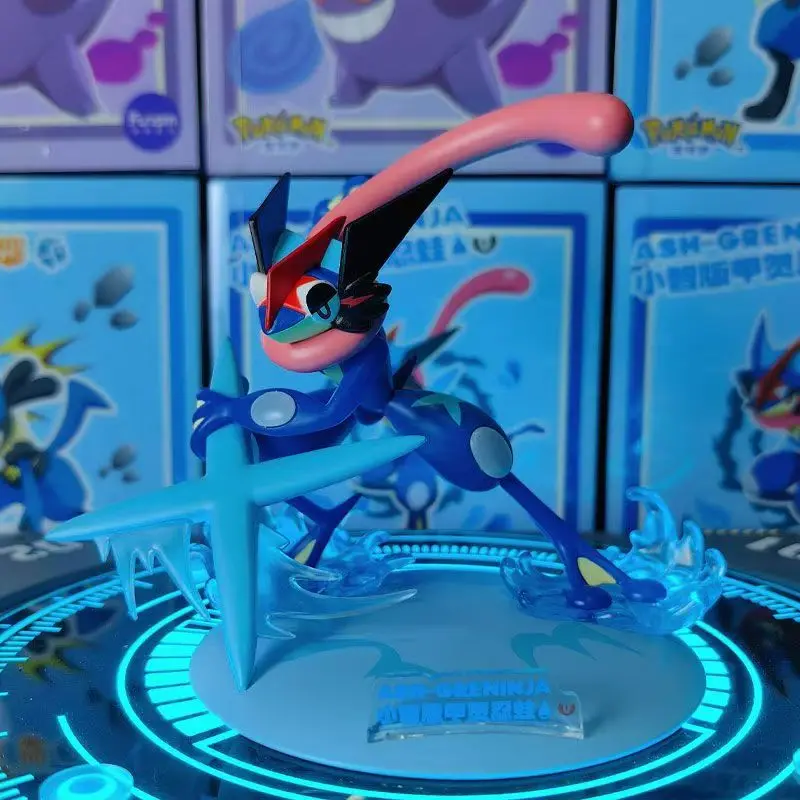 

Фигурка Funism Pokémon Jia He Ren Frog, маленькая портативная модель персонажа аниме, украшение для дома, подарок на день рождения