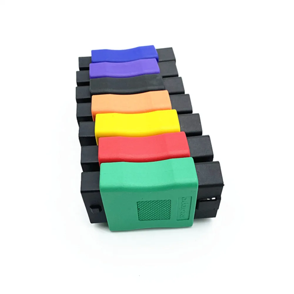 سيارة obd محول 16Pin التوصيل ذكر إلى أنثى واجهة Obd2 موصل مكافحة ارتداء قذيفة العالمي obdii سيارة ربط محول ل ELM327 #2