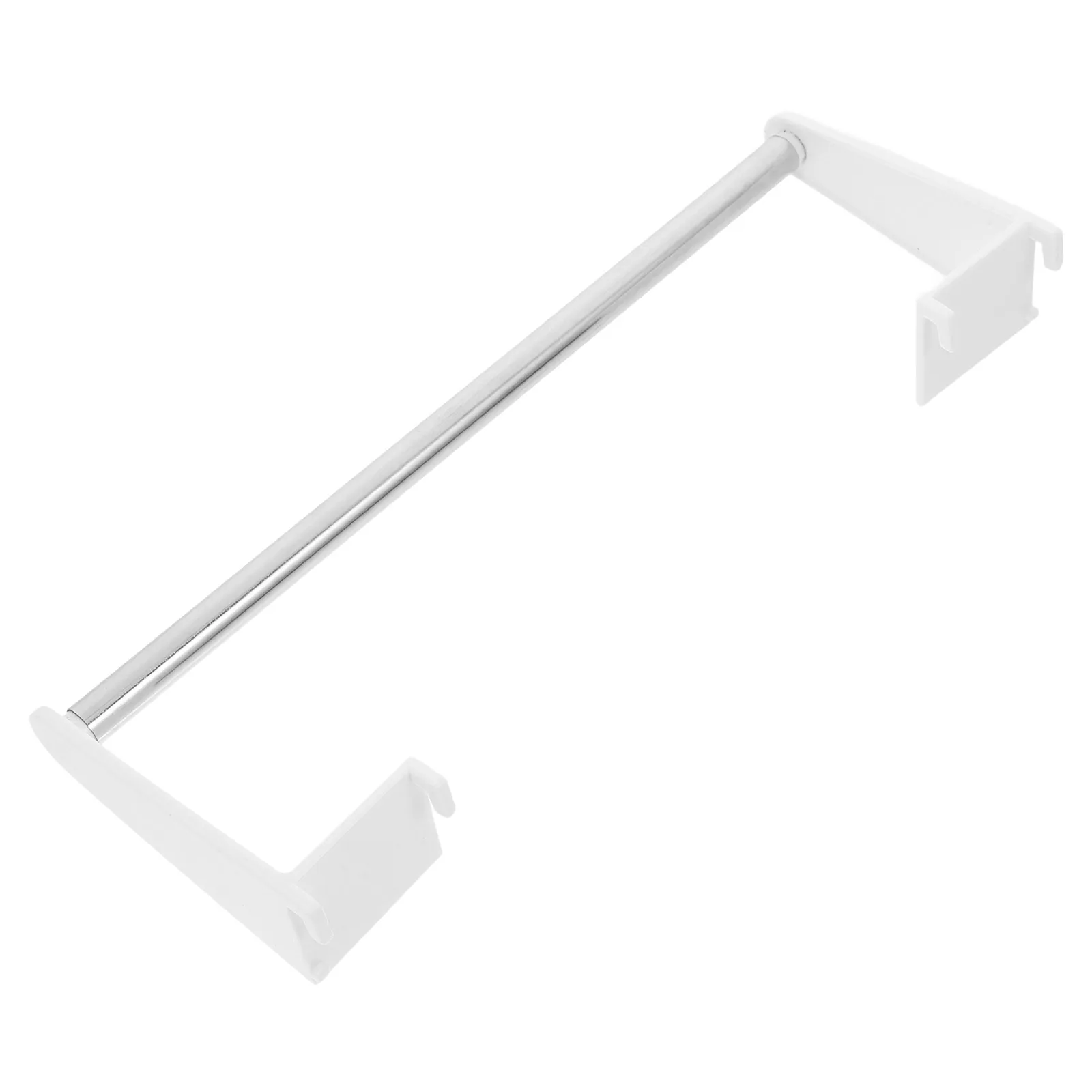 

Pegboard Dishcloth Black Steel Tube Rack 26.8X9.7X4.5cm Paper Towel Craft Room Storage Wall Towel Holder Mount