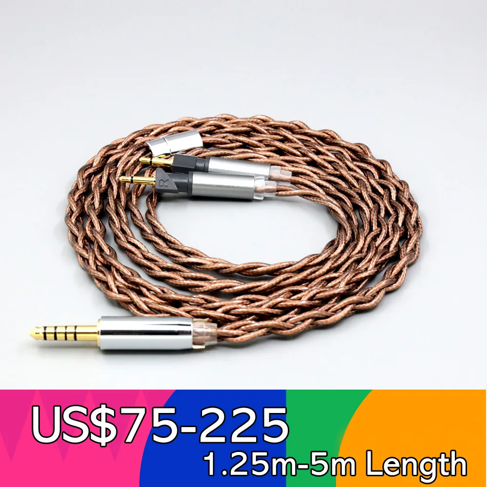 

99% 24k Gold 7n Pure Silver Graphene Shield Earphone Cable For Abyss Diana v2 phi TC X1226lite 1:1 headphone pin LN008541