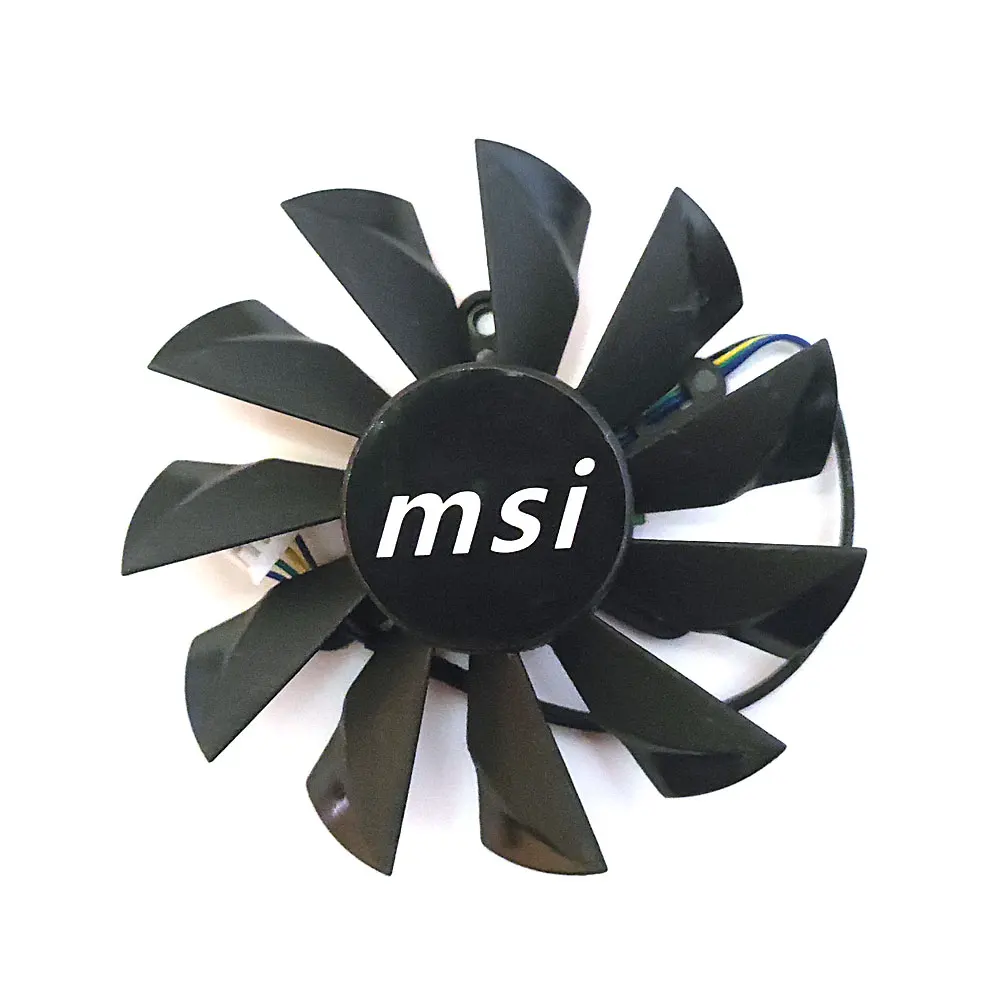 PLA09215B12H 87MM 4PIN GPU Fan，For MSI N450 560 570 580GTX HD6870、R6770 R6790 Graphics card cooling fan