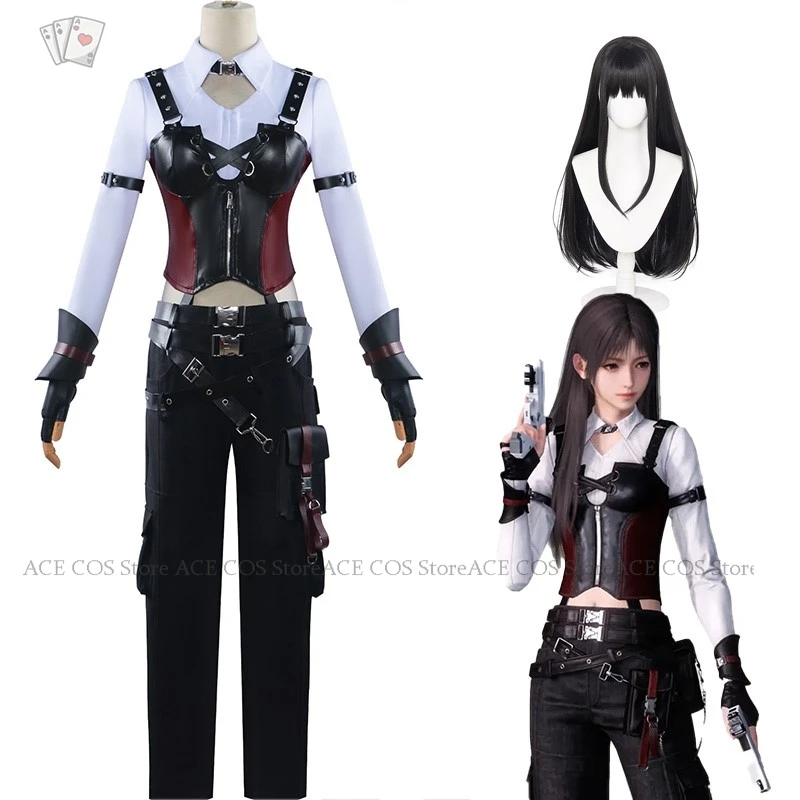 

Love and Deepspace Hunter Protagonist Heroine You Cosplay Costume Wig Evolver Anime Cosplay Clothes Halloween Women Fancy Suit