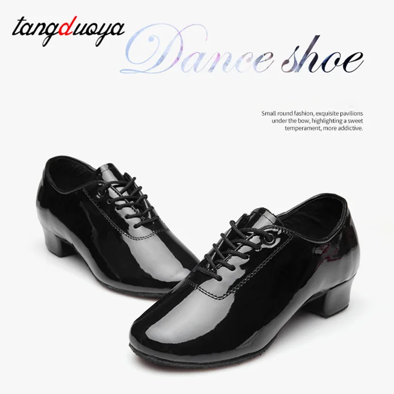 Sepatu Dansa Latin Pria Gaya Baru Sepatu Dansa Latin Pria Tango Ballroom Sepatu untuk Pria Sepatu Anak Laki-laki Sneakers Tari Sepatu Jazz untuk Anak-anak