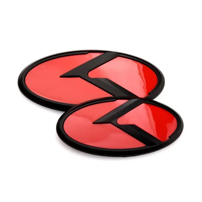 1pcs x 3D ABS K Logo Car Front Hood Rear Trunk Logo Emblem Badge Stickers for Kia Sportage Sorento Optima Forte Rio Stinger K5 - view 5