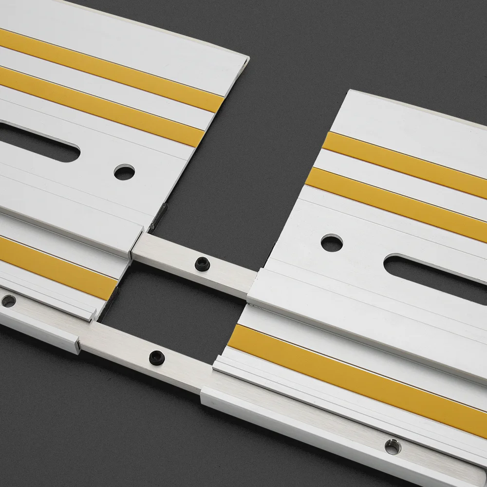 Track Saw Guide Rail Connector Kit, Replacement Joint Accessory for Woodworking Track Saw, Wooden Board Cutting Guide Connector