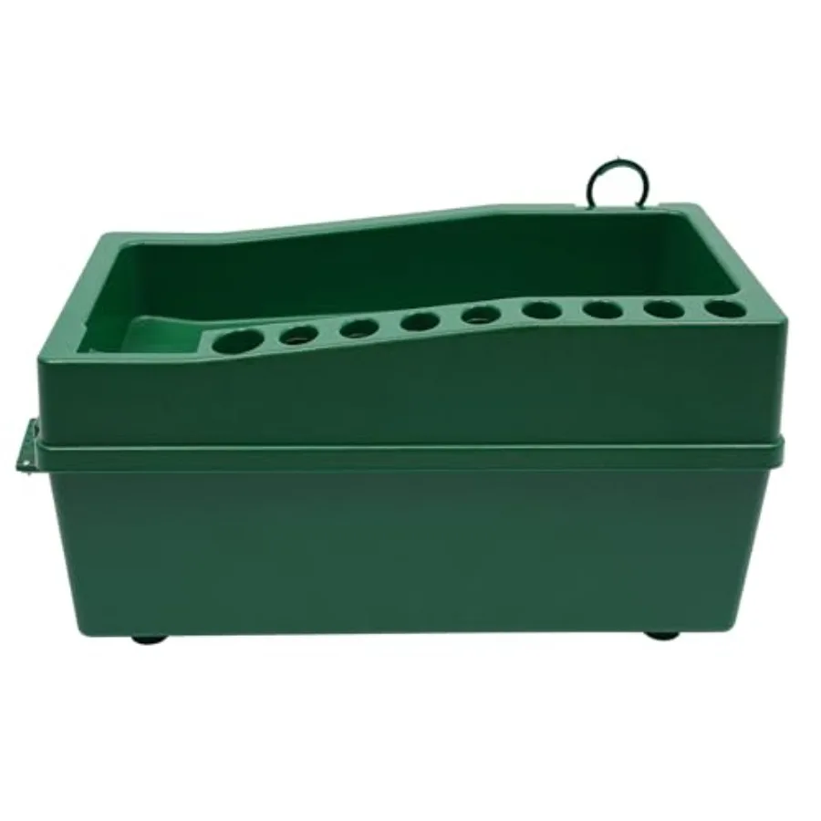 Automatic Golf Ball Tee Machine with Foot Pedal Adjustable Height Hitting Mat Design for Swing Practice Indoor Outdoor Use Dura