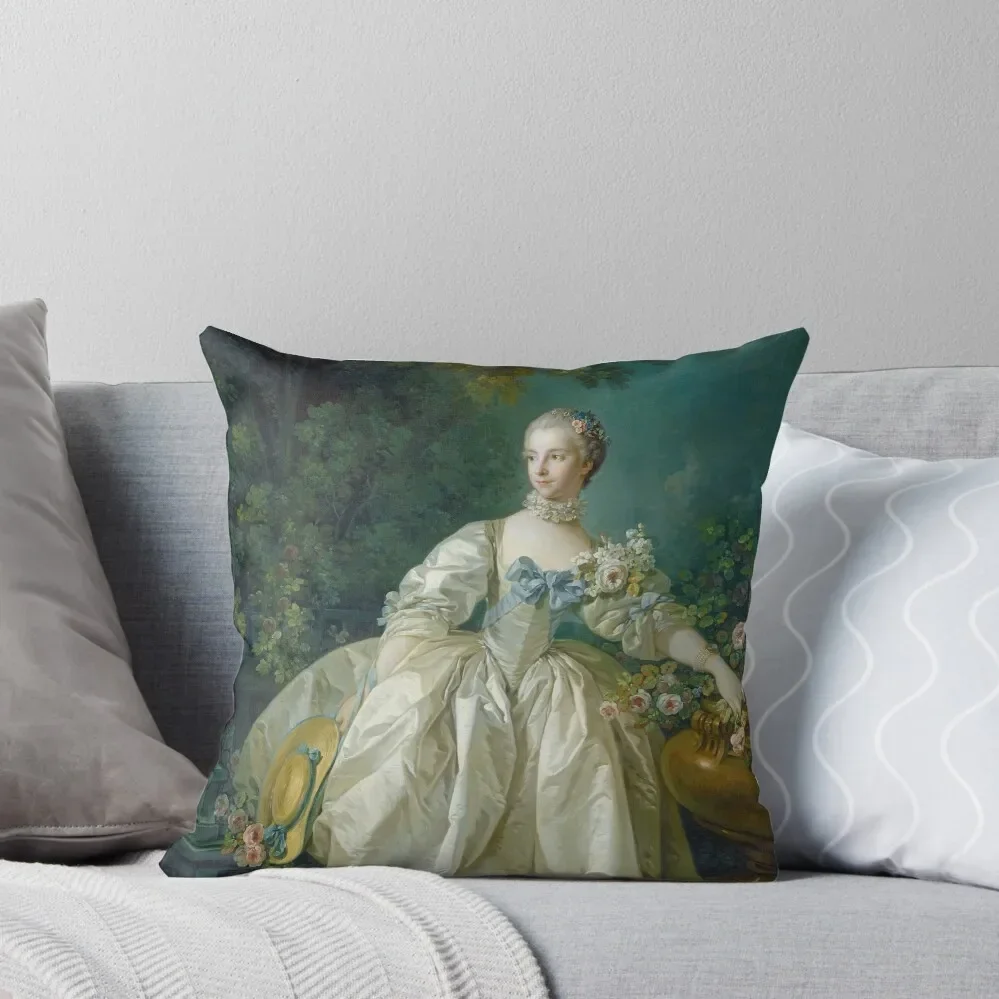 Madame Bergeret - Francois Boucher french painting Throw Pillow Pillow Case Christmas luxury home accessories Pillow