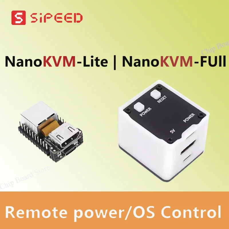 Sipeed NanoKVM KVM Version Options Nano KVM-Lite NanoKVM-FULL LicheeRV Nano RISC-V Remote Power / OS Control New