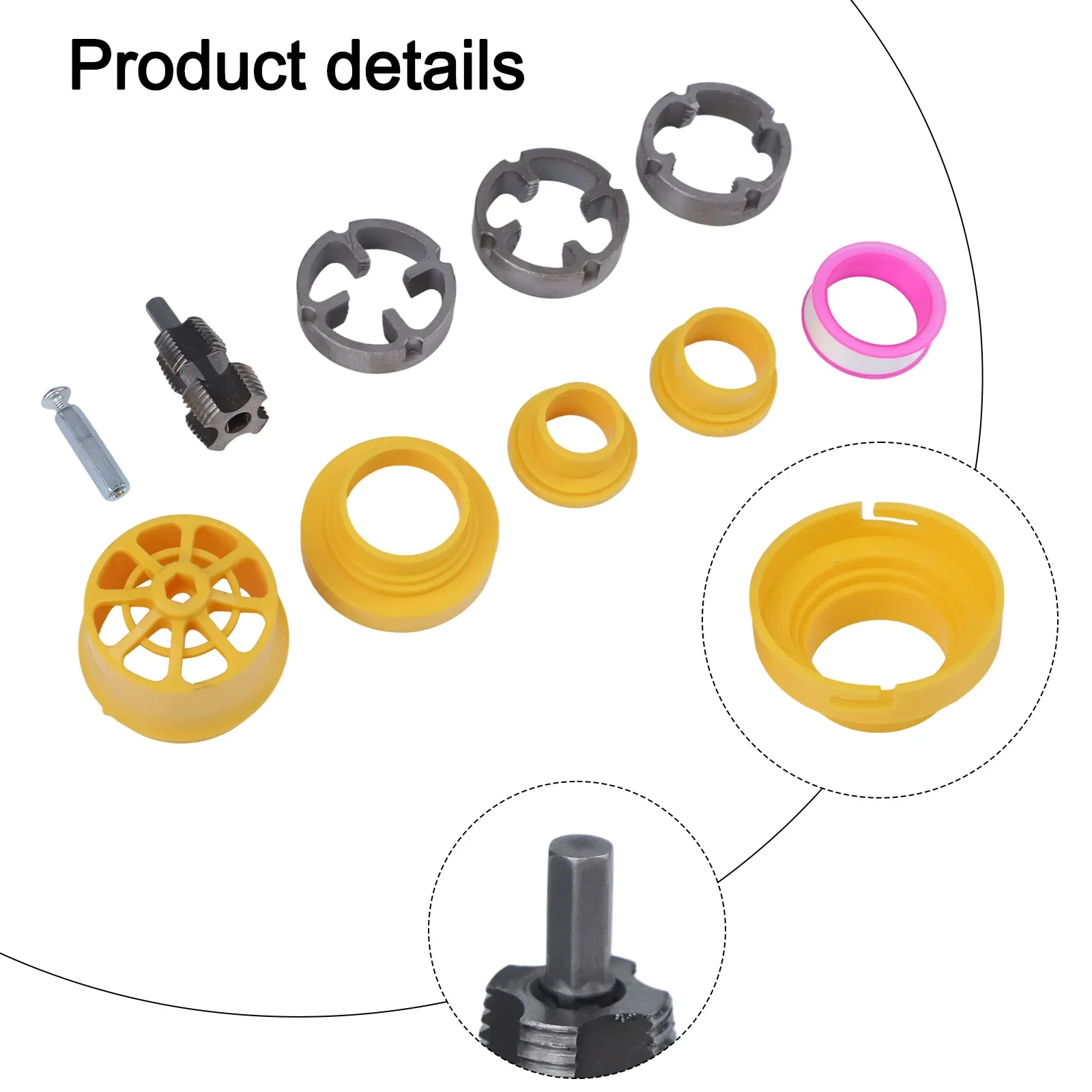 Dual Functionality Pipe Tool Power Tool Accessory Electric Hole Opener Water Pipe Opener Quick Size Transitions