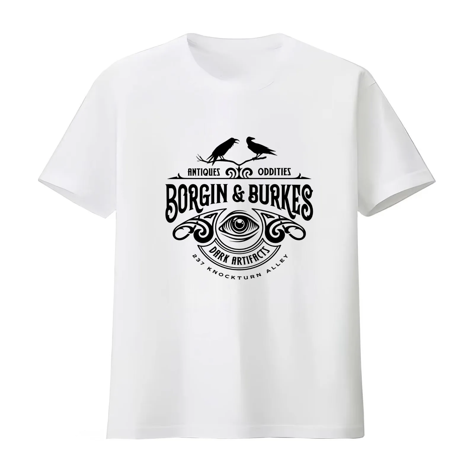 Borgin And Burkes Oddities T-Shirt Summer Casual Cotton Tee Oversized Streetwear Tops Vintage Graphic Print Unisex Men Women