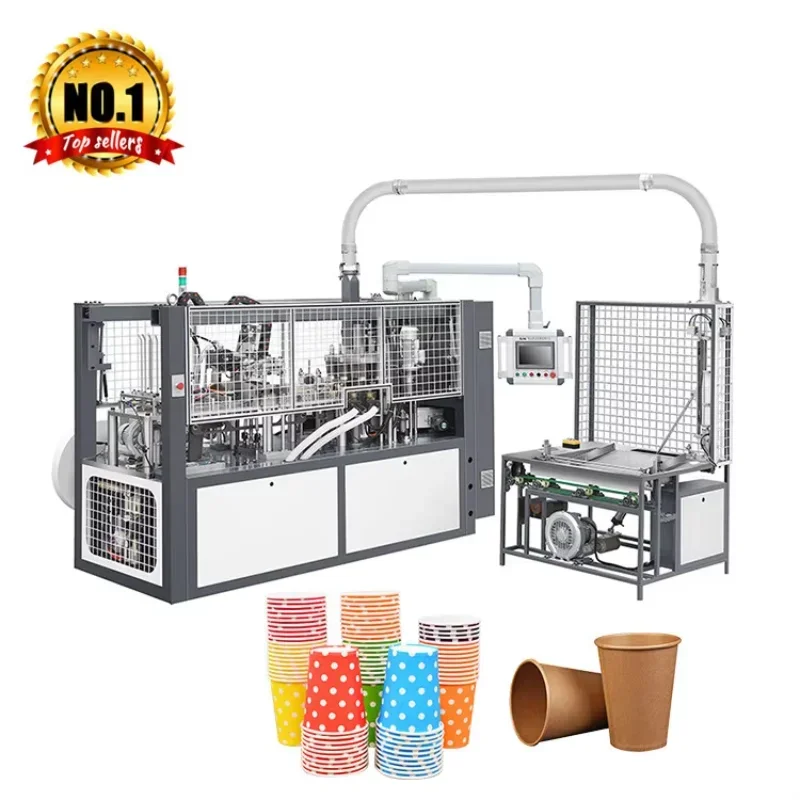 Yugong Automatic Disposable Paper Cup Sleeve Foming Making Closing  Manufacturing  Machine Tea    Maker