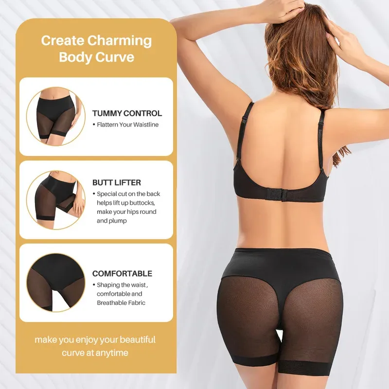 Women Shorts Under Skirt Anti Chafing Thigh Security Shorts Ladies Pants Sexy Underwear Shaperwear Security Pants image 2