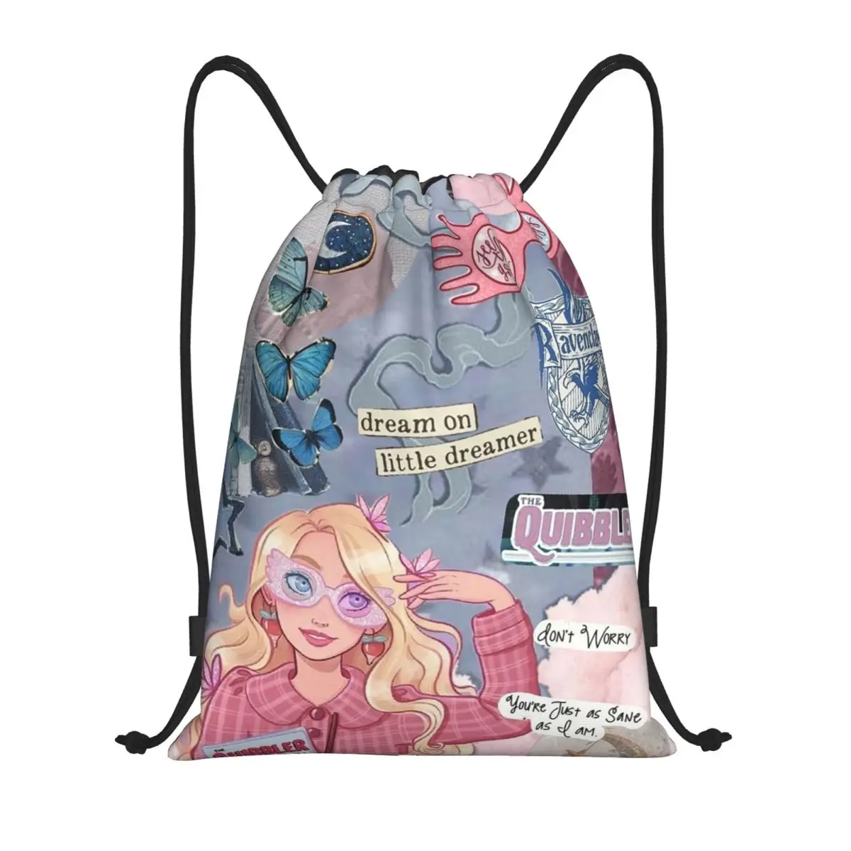 

Рюкзаки для очков Luna L-Lovegoods, портативные сумки на шнурке, спортивные сумки, сумки для книг, для путешествий и школы