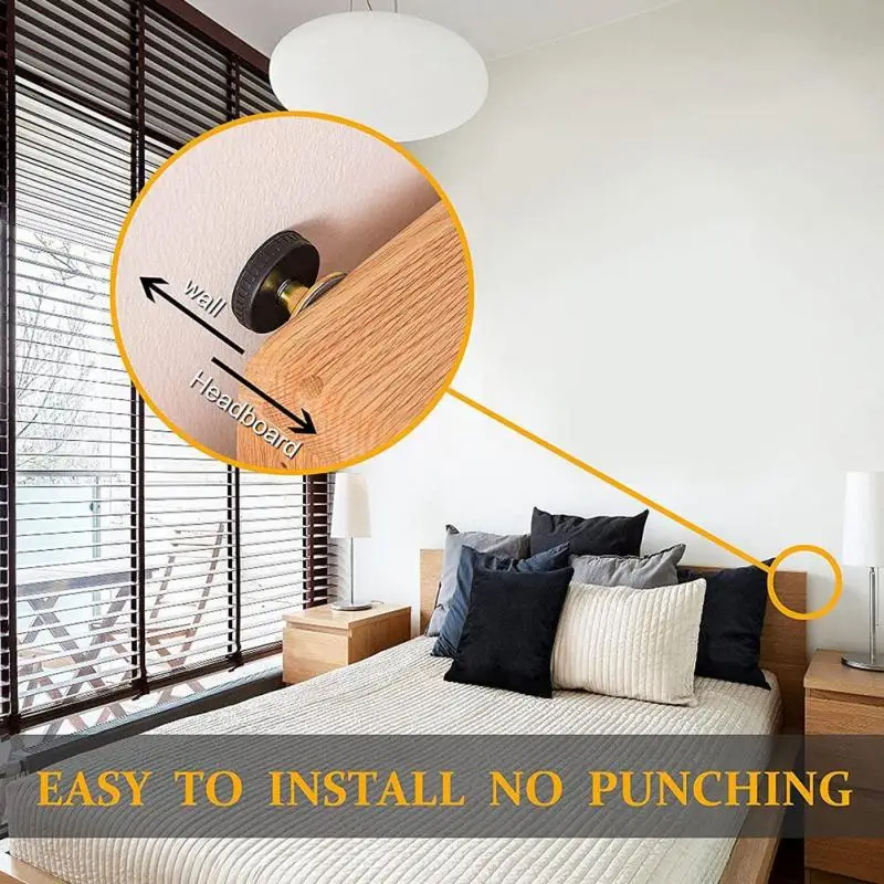 Adjustable Threaded Bed Frame Anti-Shake Tool Fixed Bed Wall Telescopic Support Bed Fixation Hardware Fasteners Household Tools