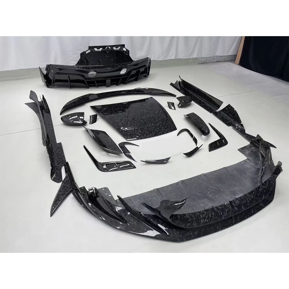 

New MSY Style forMaserati MC20 Retrofit Upgrade Bumper dry Carbon Fiber Front Lip Rear Diffuser Side Skirts Car Spoiler Body Kit