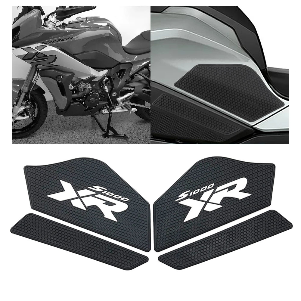 Fits for BMW S1000XR S1000 XR ABS S 1000XR 2020-2025 Motorcycle Tank Pad Set FuelTank Side Knee Traction Grip Anti Slip Pads Kit