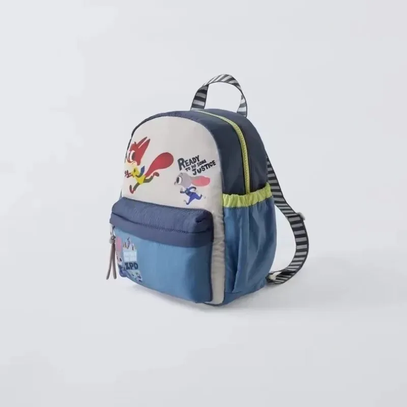 ديزني 2025 جديد الكرتون Zootopia نيك فوكس نيك طباعة حقيبة ظهر لرياض الأطفال لطيف الطالب المدرسية #3