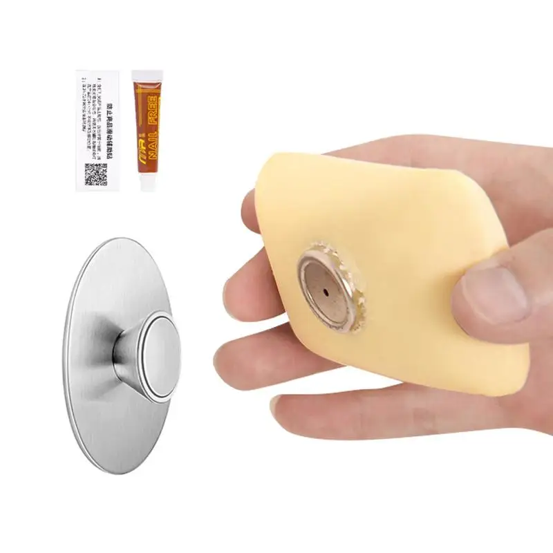 Magnetic Soap Holder Self Draining Wall Soap Saver Removable Air Dry Soap Dispenser for Bathroom Kitchen Soap Keeping